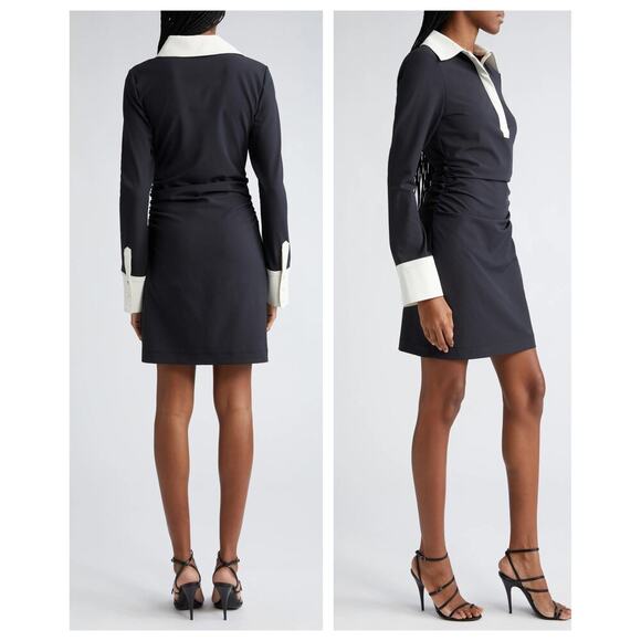 Cinq à Sept Elowen Long Sleeve Shirtdress Size 16 - Picture 2 of 9